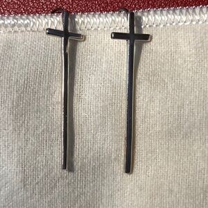 Alex and Ani Cross Earrings